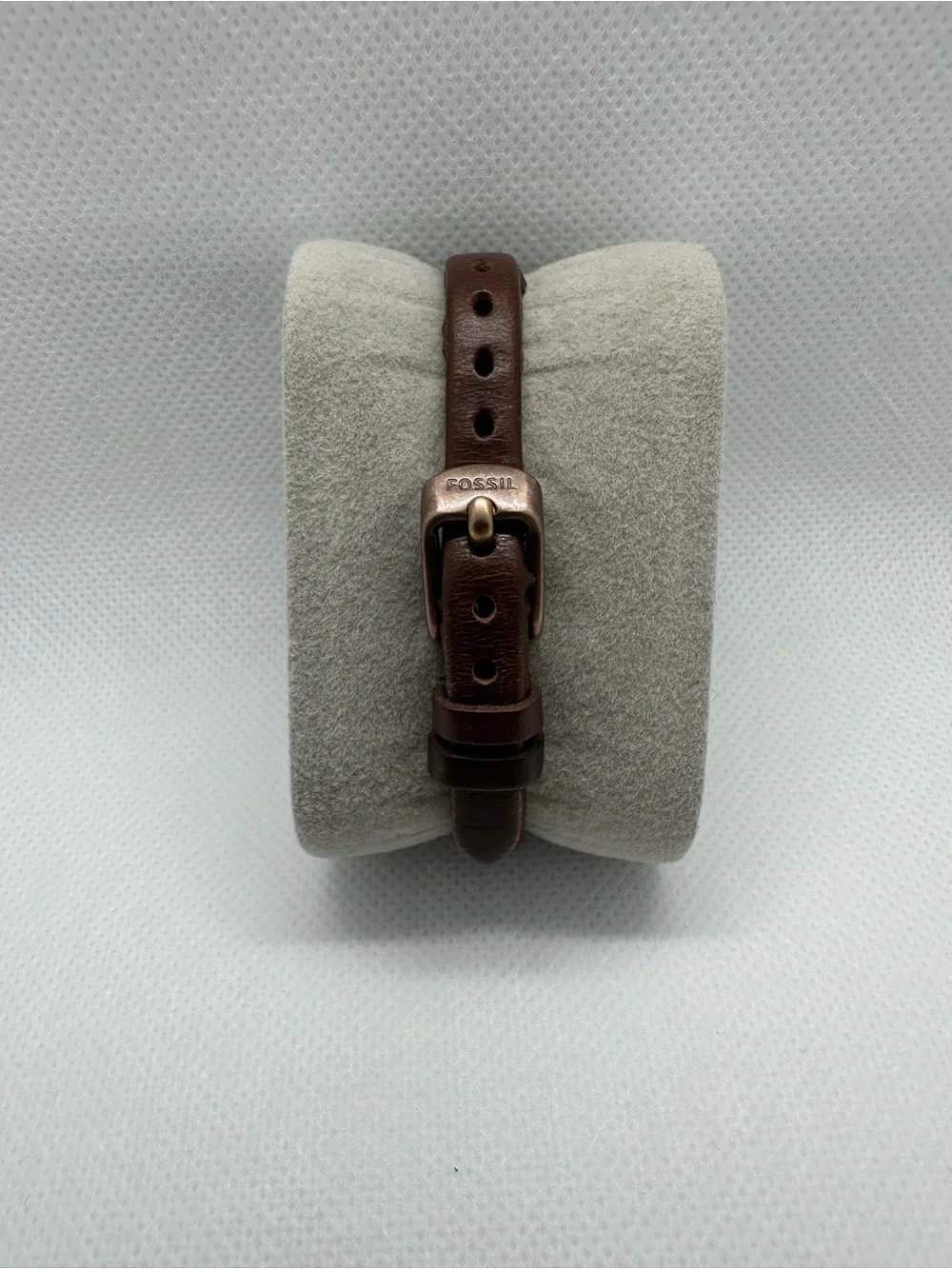 Fossil Georgia Women’s Watch with Brown Dial Bronzed Case and Leather Band - Picture 4 of 8